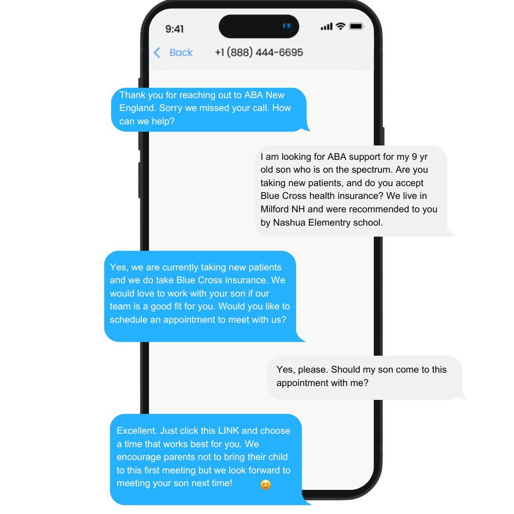 HIPAA Compliant Text Message Marketing for ABA Providers