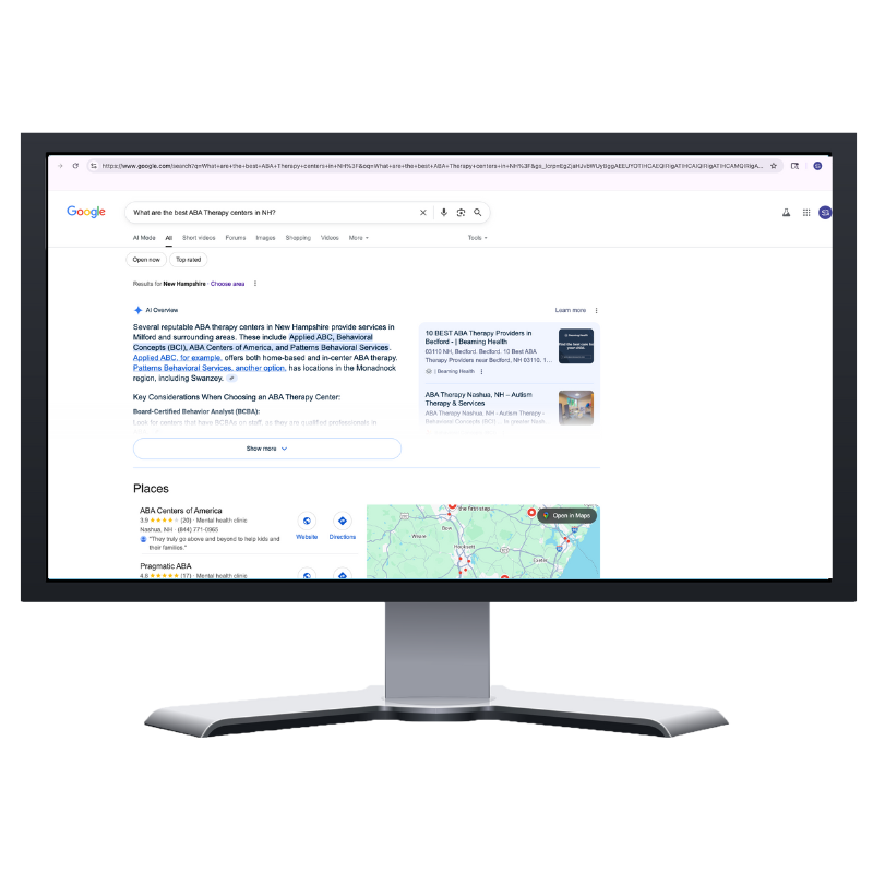 aba therapy marketing seo for chatgpt ai overviews