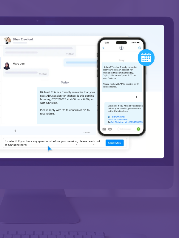 marketing agency for aba therapy clinics | solid ground 3 web chat to sms web chat to sms text